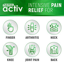 Load image into Gallery viewer, HEMPACTIV Hemp Pain Relief Cream | Hemp + MSM + Arnica + Menthol | Relieve Muscle, Joint & Arthritis Pain | Effective Hemp Pain Cream | 2oz