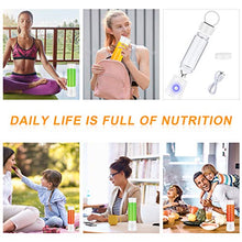 Load image into Gallery viewer, Portable Blender, Personal Blender for Shakes and Smoothies, 6 Stainless Steel Blades Cordless USB Rechargeable Juicer Cup with 4000mAh Batteries, Handheld 16oz Mini Travel Blender Small Fruit Mixer Detachable for Home Office Gym Outdoor, White