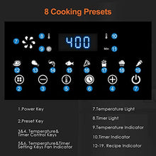 Load image into Gallery viewer, Air Fryer EVERUS 1700-Watts Hot Air Fryer Oven XL 5.8QT, Stainless Steel Electric Air Fryer Oilless Cooker with 8 Presets, Nonstick Square Basket, 2 Years Warranty, ETL Listed
