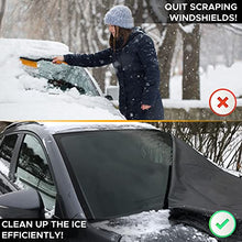 Load image into Gallery viewer, EcoNour Windshield Cover for Ice and Snow | Enhanced 600D Oxford Fabric Windshield Frost Cover for Any Weather | Water, Heat & Sag-Proof Car Windshield Snow Cover | Standard (69 x 42 inches)