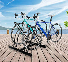 Load image into Gallery viewer, CASTOOL Two Bicycle Rack Bike Stand Cycling Rack Floor Storage Organizer