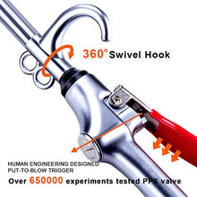 Load image into Gallery viewer, High Volume Powerful Industrial Air Blow Gun with 14-21 Inch Extensible Stainless Steel Air Flow Nozzle,Pneumatic Air Compressor Accessories Tool Dust Air Blower Gun-Extended to 26 Inch Total Size