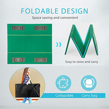 Load image into Gallery viewer, VIVOHOME 79 x 36 Inch Foldable 8-Player Texas Poker Card Tabletop Layout Portable Anti-Slip Rubber Board Game Mat with Cup Holders and Carrying Bag