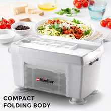 Load image into Gallery viewer, Mueller Pro Series Multi-Blade Spiralizer Vegetable Slicer Zester, Superior Design, Professional Quality, Only 4-Blade to Make Round Veggie Pasta, Not Flat Julienne Noodles