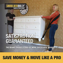 Load image into Gallery viewer, Shoulder Dolly Moving Straps - Lifting Strap for 2 Movers - Move, Lift, Carry, And Secure Furniture, Appliances, Heavy, Bulky Objects Safely, Efficiently, More Easily Like The Pros - Essential Moving Supplies - LD1000