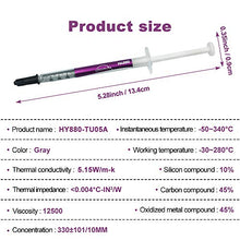 Load image into Gallery viewer, 10 Pack HY880 Thermal Paste Kit-5.15 W/MK 1 G/Pcs, High Performance Thermal Compound Paste Grease Heatsink for CPU, Processor, All Cooler Master, Computer, PS4