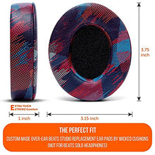 Load image into Gallery viewer, WC Design Pack Wicked Cushions Replacement Ear Pads Compatible with Beats Studio 3 Headphones - Also Fits Beats Studio 2 / Studio Wireless & Wired - Enhanced Comfort, Durability & Improved Adhesive
