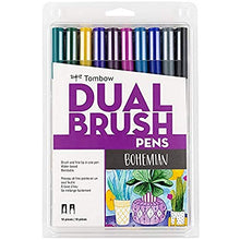 Load image into Gallery viewer, Tombow Pen Bohemian Dual Brush Markers, 10-Pack, 10 Piece