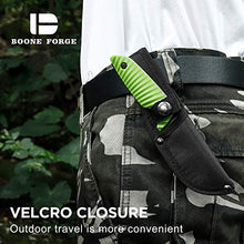 Load image into Gallery viewer, Pocket Fixed Blade Knife with Sheath, Everyday Carry Stainless Steel Small Outdoors Full Tang Knife with Non-Slip Handle, for Cuting Fruit, Hunting, EDC, Camping, Outdoor Survival, Gift for Man