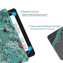 Load image into Gallery viewer, CoBak Kindle Paperwhite Case - All New PU Leather Smart Cover with Auto Sleep Wake Feature for Kindle Paperwhite 10th Generation 2018 Released, Floral