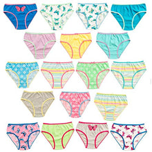 Load image into Gallery viewer, Alyce Intimates Pack of 18 Girls Cotton Brief, Assorted Solids & Prints