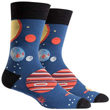 Load image into Gallery viewer, Sock It To Me Men's Planets Crew Socks