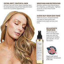 Load image into Gallery viewer, CSM Organic Alcohol-Free Witch Hazel Face Toner with Rose Water, Aloe Vera - Minimizes Pores, Soothes Skin for a Fresh, Clear Complexion - Easy Mist Spray - RAW Facial Toner - Made in The USA