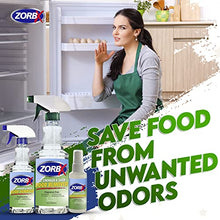 Load image into Gallery viewer, ZORBX Unscented Multipurpose Odor Eliminator Value Pack - Used in Hospitals & Healthcare Facilities | Advanced Trusted Formula | Perfect Bundle to Get Rid of Unpleasant Odors (2 Oz + 16 Oz + 32 Oz)