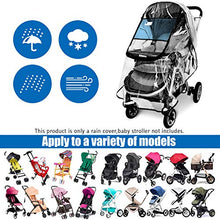 Load image into Gallery viewer, Stroller Rain Cover,Universal Stroller Accessory,Waterproof, Windproof Protection,Protect from Dust Snow,Baby Travel Weather Shield