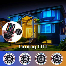Load image into Gallery viewer, LED Strip Lights Sync to Music, Kousee 16.4ft Flexible 5m Self-Adhesive RGB Light Strips Remote Color Change 150LEDs 5050 Tape Lights Neon Ribbon Room Mood Lighting 12V for Bedroom
