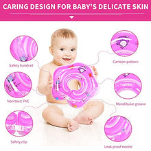 Load image into Gallery viewer, Baby Neck Float Ring for Bathtub Swimming,Newborn Infant Child Neck Ring Swimming Pool Bathtub,Infant Pool Swim Float Suit for Newborn Baby Kid Toddler Age of 3-36 Months (Blue)