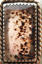 Load image into Gallery viewer, Gorgeous Montana Moss Agate 925 Sterling Silver Ring Handmade NEW - Beautiful Floral Design Shank