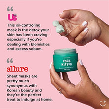Load image into Gallery viewer, I DEW CARE Yoga Kitten | Balancing Kaolin Clay Face Mask for Blemish-prone Skin with Heartleaf and Tea Tree Extract | Korean Skincare, Facial Treatment, Vegan, Cruelty-free, Paraben-free