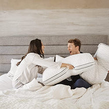 Load image into Gallery viewer, Coop Home Goods - Eden Adjustable Pillow - Shredded Memory Foam with Cooling Gel - Lulltra Washable Cover from Bamboo Derived Rayon - CertiPUR-US/GREENGUARD Gold Certified (Queen)