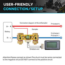 Load image into Gallery viewer, Renogy 500A Battery Monitor, High and Low Voltage Programmable Alarm, Voltage Range 10V-120V and up to 500A, Compatible with 12V Lithium Sealed, Gel, Flooded Batteries