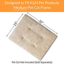 Load image into Gallery viewer, K&H PET PRODUCTS Original Pet Cot Pad, Medium Tan 25" x 32" (100539698)