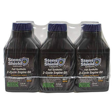 Load image into Gallery viewer, Stens New 2-Cycle Engine Oil 770-264, Twenty-Four 2.6 oz. Bottles per case, Black