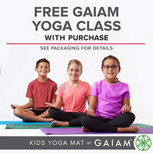 Load image into Gallery viewer, Gaiam Kids Yoga Mat Exercise Mat, Yoga for Kids with Fun Prints - Playtime for Babies, Active & Calm Toddlers and Young Children, Owl, 3mm