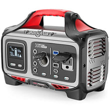 Load image into Gallery viewer, ROCKPALS 300W Portable Power Station, 280wh (78000mAh) Solar Generator with 110V Pure Sine Wave AC Outlet, USB-C PD Input/Output, QC 3.0, CPAP Backup Lithium Battery for Outdoor Camping Emergency