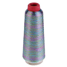 Load image into Gallery viewer, Bonarty 2Pcs Metallic Polyester Embroidery Machine Thread Spool for Computerized Embroidery and Decorative Sewing