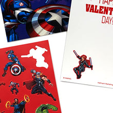 Load image into Gallery viewer, Hallmark Kids Avengers Valentines Day Cards and Stickers Assortment (24 Cards with Envelopes)