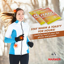 Load image into Gallery viewer, Tundras Hot Hand Warmers Natural Odorless - 40 Count - Long Lasting Safe Single Use Air Activated Heat Packs for Hands, Toes and Body - Up to 8 Hours of Heat - TSA Approved