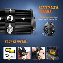 Load image into Gallery viewer, Nilight 18030C-A Amber 2PCS 5Inch 72W Double Row Flood Bar 10800Lumens Driving Fog Led Off Road Lights for Trucks Jeep ATV UTV SUV Boat Marine,2 Years Warranty