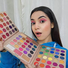 Load image into Gallery viewer, UCANBE Pro Eyeshadow Palette + 15 Pcs Makeup Brush Set,Pigmented Makeup Pallet with Brushes, Matte Shimmer 86 Colors Set,Eye Shadow Highlighters Contour Blush Powder Cosmetic Kit