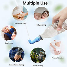 Load image into Gallery viewer, UYICOO Portable Travel Bidet/Peri Bottle Postpartum, Compatible with Every Bottle, Personal Handheld Shattaf Water Sprayer for Women Perineal Baby Cleaning 3 Pack