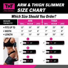 Load image into Gallery viewer, Arm Trimmers & Thigh Trimmer for Women & Men for Arm Slimming - Arm Slimmers & Thigh Sweat Bands for Women - Arm and Thigh Trimmers for Weight Loss - Sweat Belt & Body Wraps for Weight Loss