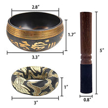 Load image into Gallery viewer, DomeStar Tibetan Singing Bowl Set Sound Bowl Meditation Bowl