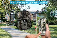Load image into Gallery viewer, Meidase P90 WiFi Trail Camera, 32MP 1296P, Wide 120° View Angle, H.264 HD Video Game Cameras with Night Vision Motion Activated Waterproof, Phone App