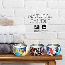 Load image into Gallery viewer, YYCH Gift Package Scented Candles Lemon, Fig, Lavender, Spring Fresh,Rose ,Jasmine,Vanilla,Bergamot,Strawberry, Peppermint, Rosemary, Gardenia Natural Soy Wax Portable Travel Tin Candle,Set of 12