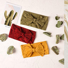 Load image into Gallery viewer, 16PCS Baby Nylon Headbands Hairbands Hair Bow Elastics for Baby Girls Newborn Infant Toddlers Kids