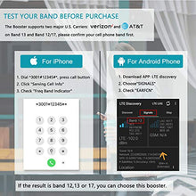 Load image into Gallery viewer, Cell Phone Signal Booster Antenna for Home and Office - Boosts 4G LTE Data and Volte for Verizon AT&T T-Mobile - Dual 700MHz Band 12/13/17 Cellular Repeater Amplifier Kit Cover Up to 5,000Sq Ft