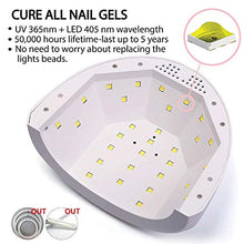 Load image into Gallery viewer, UV LED Nail Lamp, SUNUV Gel Nail Light for Nail Polish 48W UV Dryer with 3 Timers SUNone