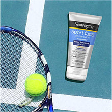 Load image into Gallery viewer, Neutrogena Sport Face Sunscreen, Oil-Free Sunscreen Lotion with Broad Spectrum UVA/UVB SPF 70+ Protection, Sweat-Resistant & Water-Resistant Active Sport Sunscreen, 2.5 fl. oz
