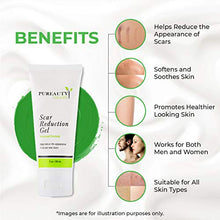 Load image into Gallery viewer, Scar Gel Reduce the Appearance of Old and New Scars - Acne, Burns, Cuts, Stretch Marks, C Section Marks & Plastic Surgery - Advanced Face and Body Formula, Men and Women Pureauty Naturals - 59ml