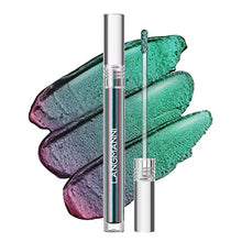 Load image into Gallery viewer, LANGMANNI 6 Matte Lipstick with 6 Lipliners Cosmetics Makeup Gift for Girls(12PCS)+Liquid Chameleon Eyeshadow(Peacock)