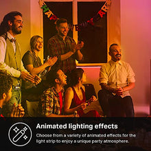 Load image into Gallery viewer, Kasa Smart LED Light Strip, 16.4ft WiFi LED Strip Works with Alexa, Google Home, SmartThings, High Brightness with 16 Million Colors, RGB, Grouping, Adjustable Length, Up to 25,000 Hours (KL400L5)