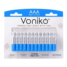 Load image into Gallery viewer, VONIKO Alkaline 9V Battery 4 Pack & AAA 24 Pack Triple A Battery- Ultra Long Lasting