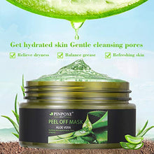 Load image into Gallery viewer, Blackhead Remover Mask, Blackhead Peel off Mask, Peel off Face Masks, Aloe Vera Extract Facial Mask- Anti-Aging, Exfoliating Mask, Deep Cleansing Blackhead& Pore,Reduces Fine Lines& Wrinkles- 3.52 OZ