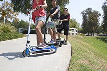 Load image into Gallery viewer, Pulse Performance Products Kids Electric Scooter with 12V Battery, Blue/White