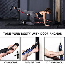 Load image into Gallery viewer, INNSTAR Booty Resistance Band Glute Cord Cable Machine for Hip Home Workout Cable Kickbacks with Instructions & Carry Bag (Heavy)